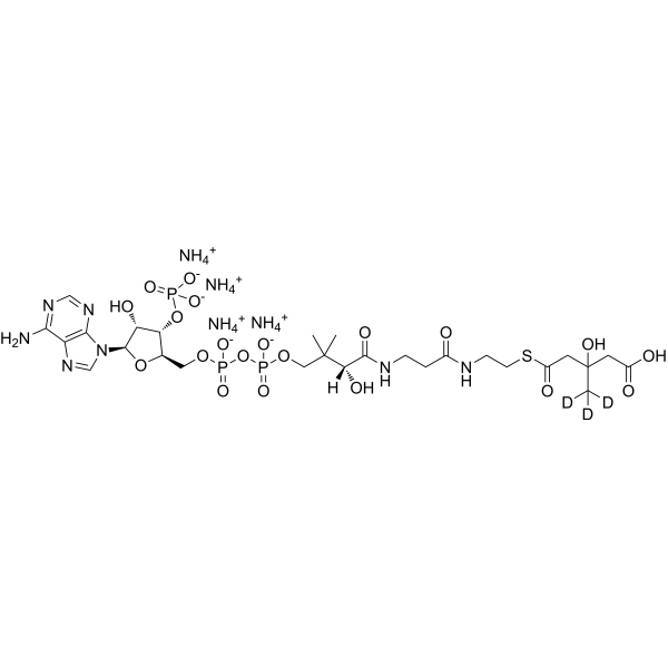 3-Hydroxy-3-methylglutaryl-Coenzyme A-d3 ammonium